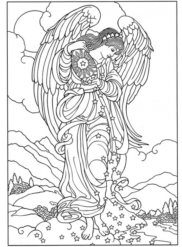 angel coloring pages printable angel coloring pages printable