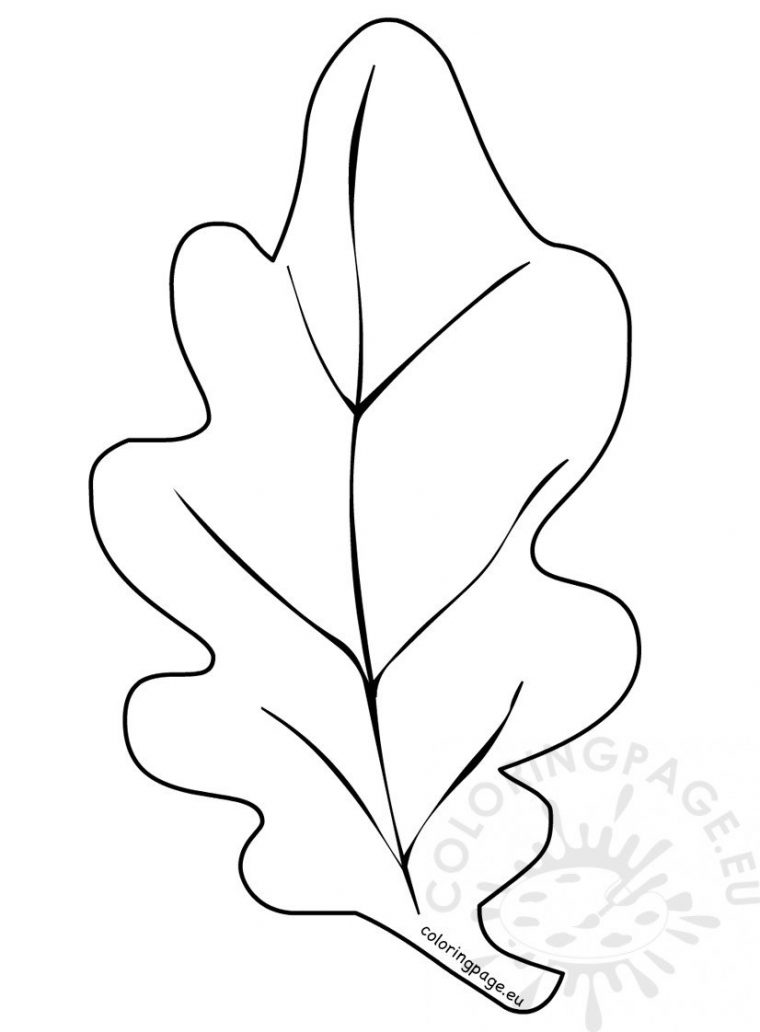 autumn leaves coloring page