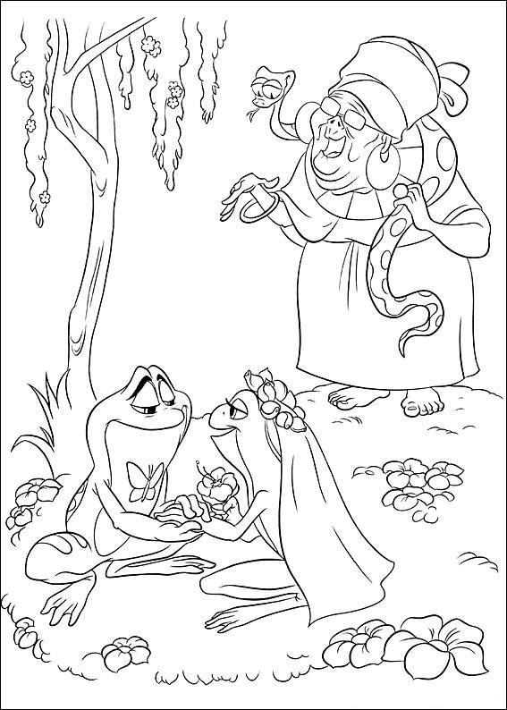 princess and frog coloring page princess and frog coloring page
