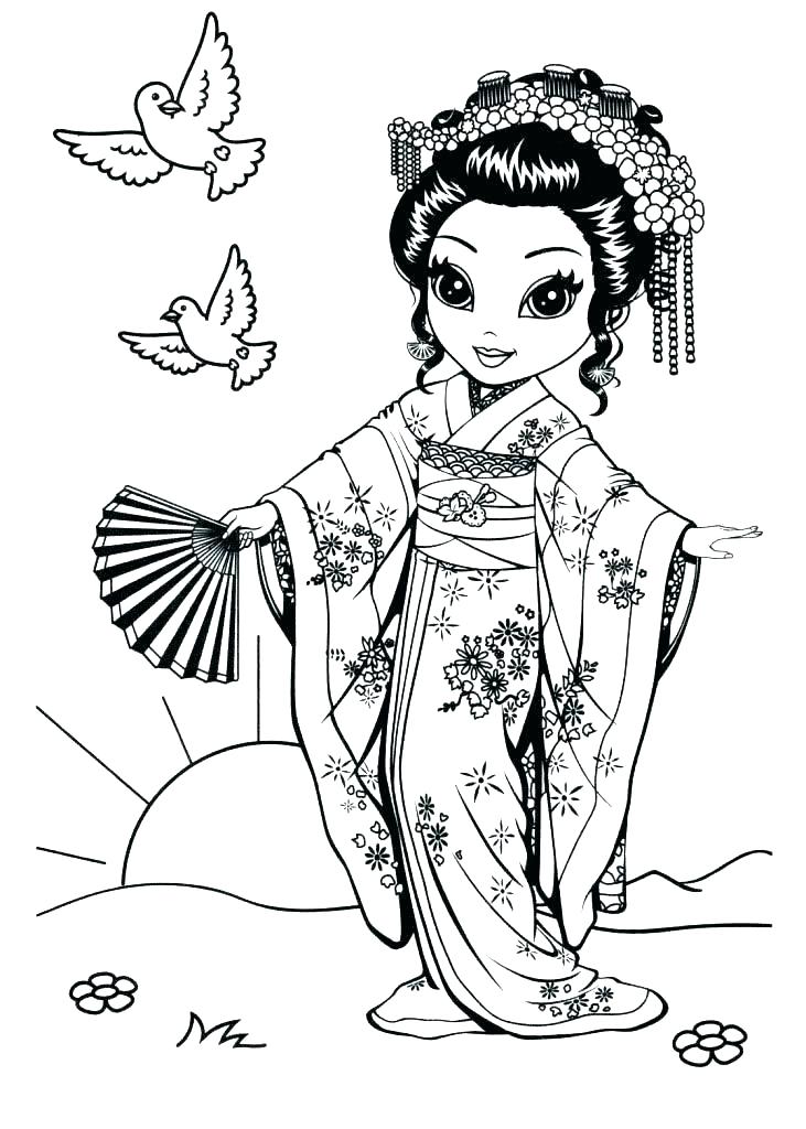 chinese coloring page