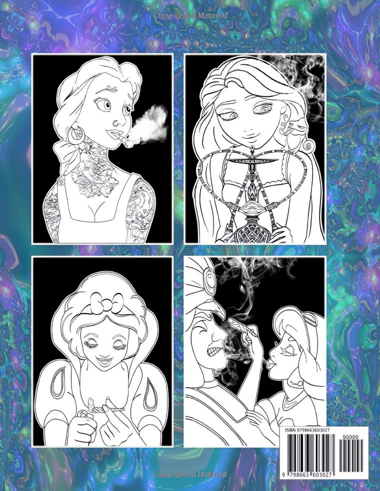 princess stoner coloring pages