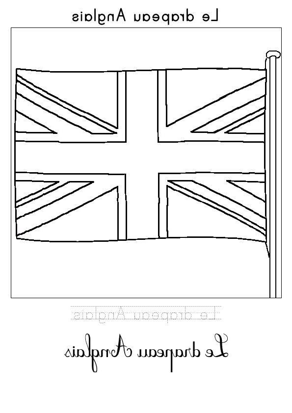 13 Inspirant De Drapeau Anglais A Colorier Collection En dedans Drapeau Angleterre Dessin