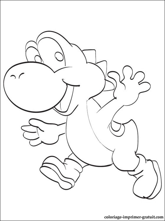 36 Dessins De Coloriage Yoshi À Imprimer Sur Laguerche tout Coloriage De Yoshi
