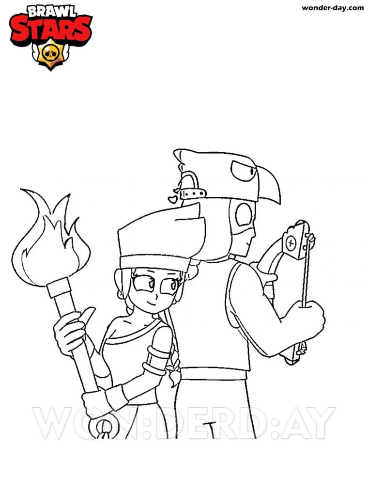 38 Best Photos Coloriage Brawl Stars Amber – Disegni In pour Dessin Brawl Stars Penny