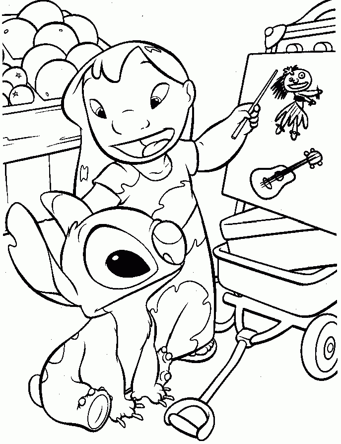 44 Dessins De Coloriage Stitch À Imprimer Sur Laguerche dedans Coloriage À Imprimer Disney Stitch