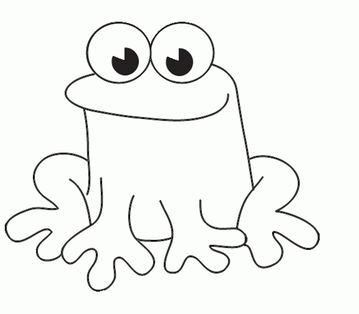 73 Dessins De Coloriage Grenouille À Imprimer Sur tout Grenouille Dessin Facile