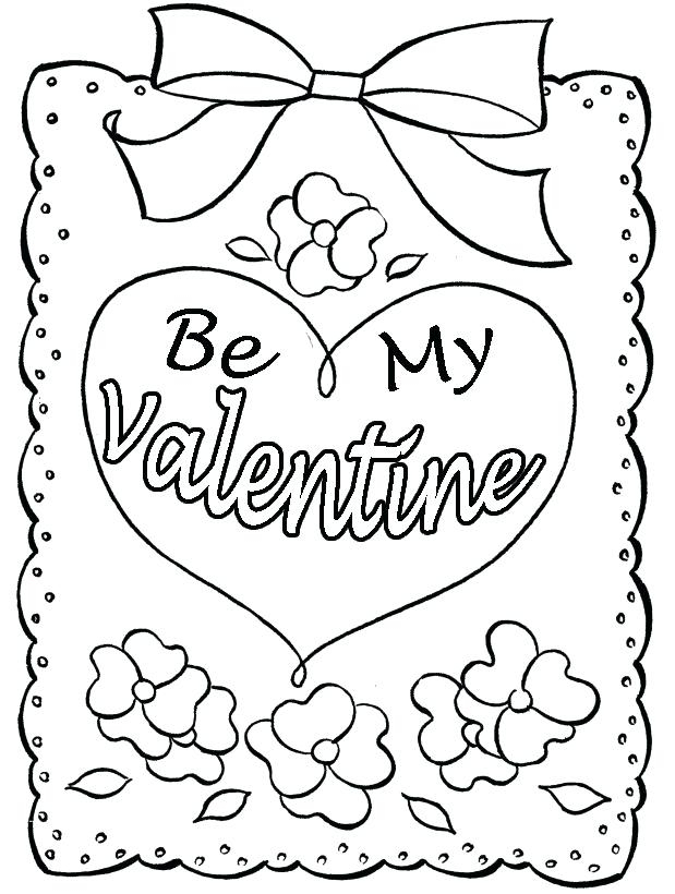763 Valentine'S Day Cards, Sheets, Coloring Pages concernant Free Valentines Day Coloring Pages