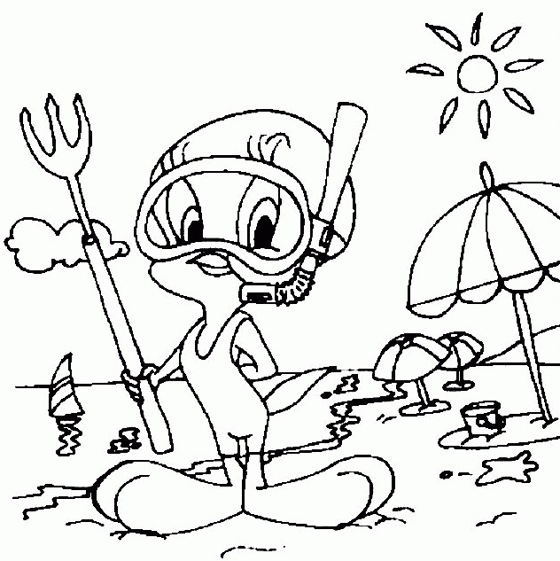 92 Dessins De Coloriage Plage Maternelle À Imprimer encequiconcerne Coloriage Été Maternelle