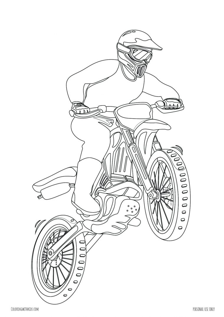 dirt bike coloring pages dirt bike coloring pages