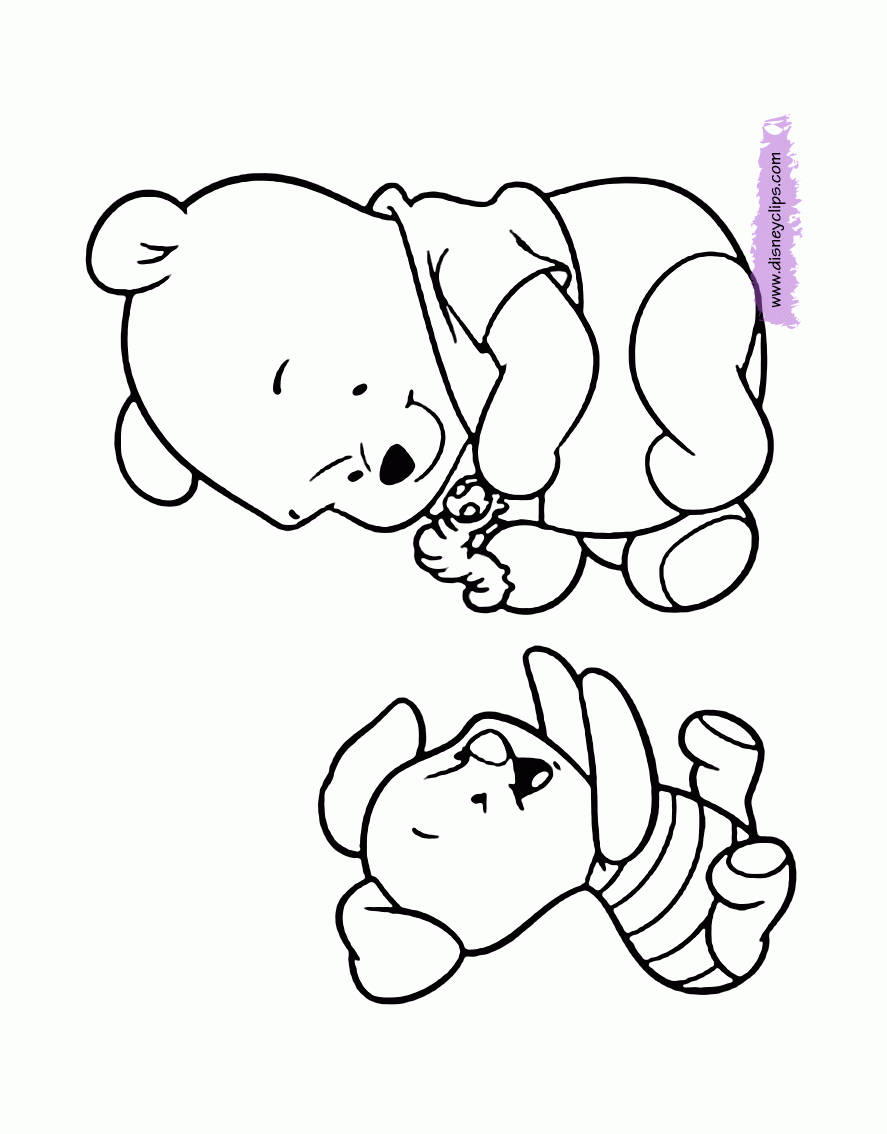 Baby Winnie The Pooh And Friends Coloring Pages - Coloring à [%Winnie The Pooh Coloring Pages,+60%|Winnie The Pooh Coloring Pages,+60%%]