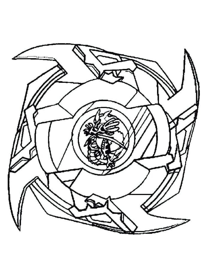 Beyblade Burst Coloring Pages – Coloring Home dedans Coloriage Beyblade Burst Valtryek