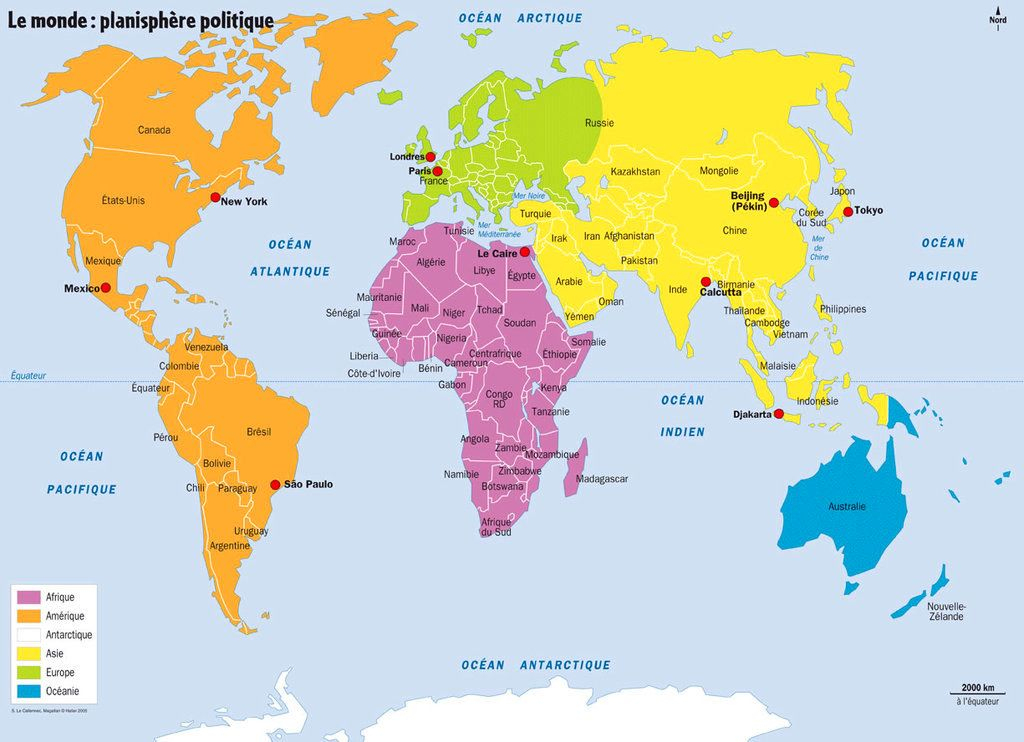 Carte De Monde A Imprimer | My Blog | World Map Outline tout Mappemonde A Imprimer