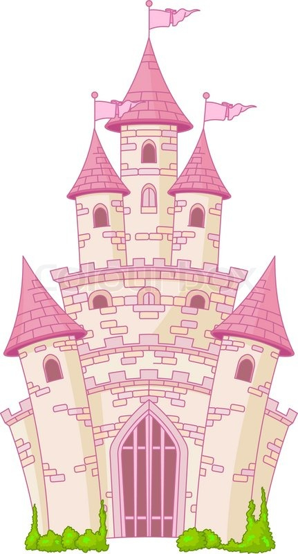 Castle, Vector, Princess | Stock Vector | Colourbox avec Dessin De Chateau De Princesse