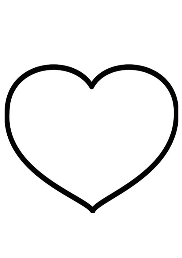 Coeur Dessin Facile dedans Coeur À Colorier Coeur Dessin Facile dedans Coeur À Colorier