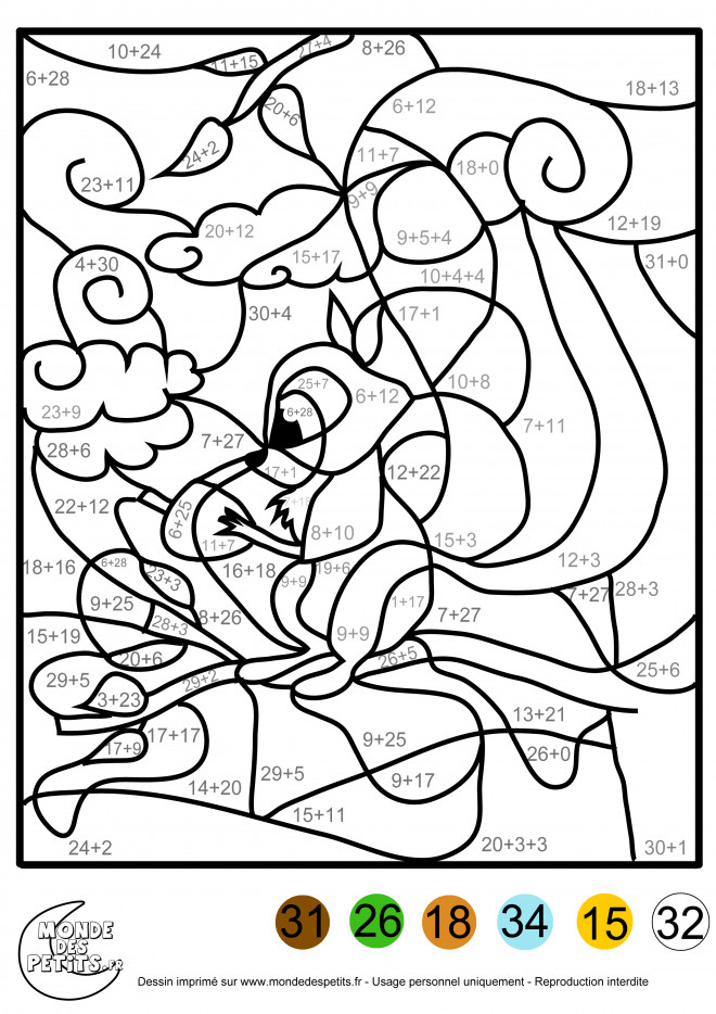 Coloriage Addition Magique Ecureuil En Couleur Dessin tout Coloriage Adulte À Imprimer Avec Codé Couleur Coloriage Addition Magique Ecureuil En Couleur Dessin tout Coloriage Adulte À Imprimer Avec Codé Couleur