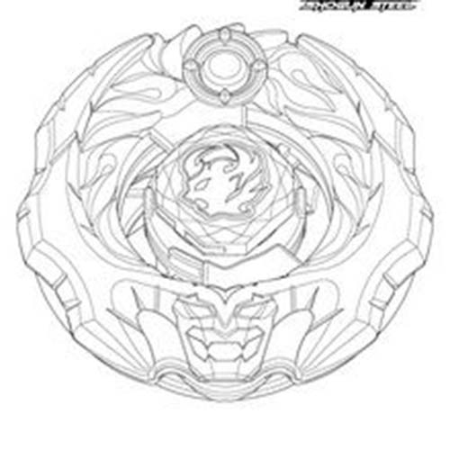 Coloriage Beyblade Ifrit avec Dessin Toupie Beyblade Burst