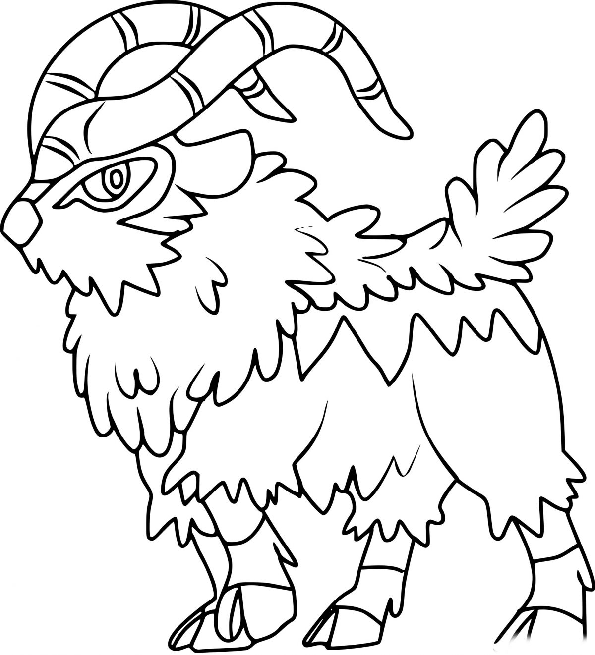 Coloriage Chevroum Pokemon À Imprimer Sur Coloriages dedans Coloriage