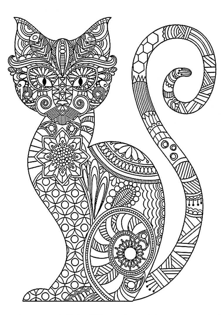 Coloriage De Chat Pour Enfants – Coloriages De Chats pour Tete De Chat Coloriage Coloriage De Chat Pour Enfants – Coloriages De Chats pour Tete De Chat Coloriage