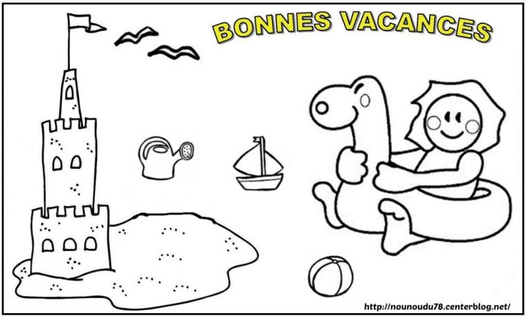 Coloriage Été Maternelle – Greatestcoloringbook à Coloriage Été Maternelle