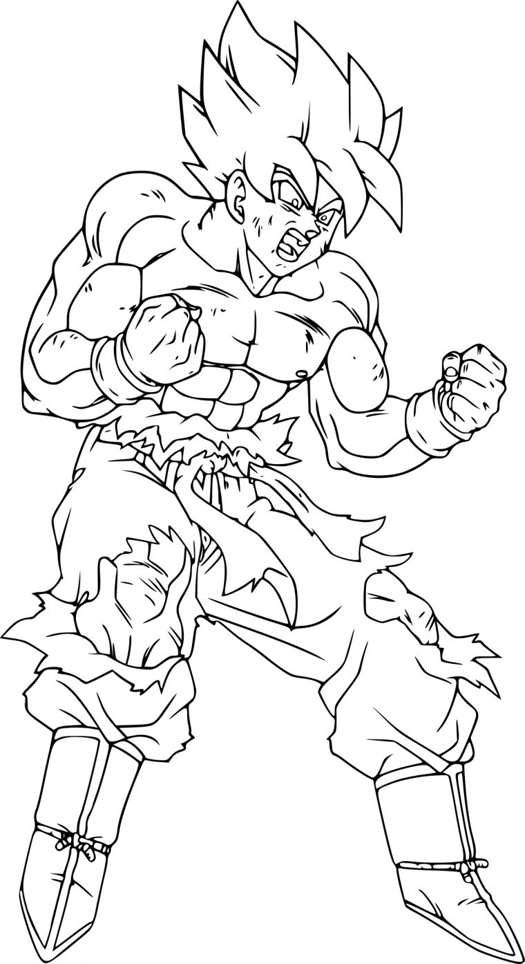 Coloriage Sangoku Énervé À Imprimer Sur Coloriages tout Coloriage Sangoku Ultra Instinct
