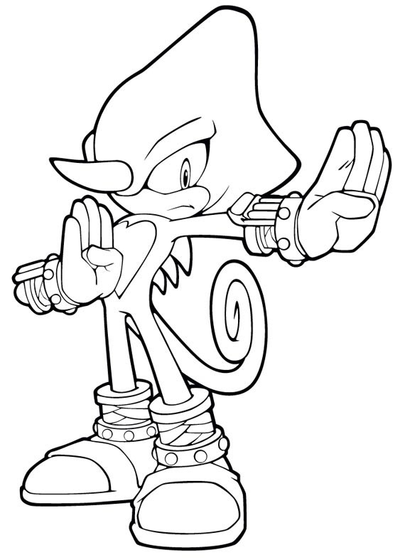 Coloriage Sonic Espio Dessin Gratuit À Imprimer concernant Coloriage Sonic Boom À Imprimer Gratuit