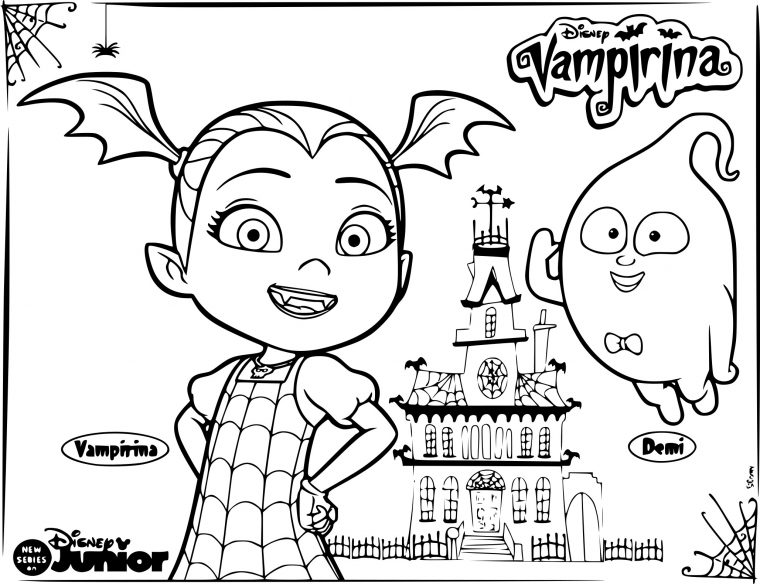 Coloriage Vampirina Et Demi Le Fantôme À Imprimer Sur concernant Coloriage Victorious