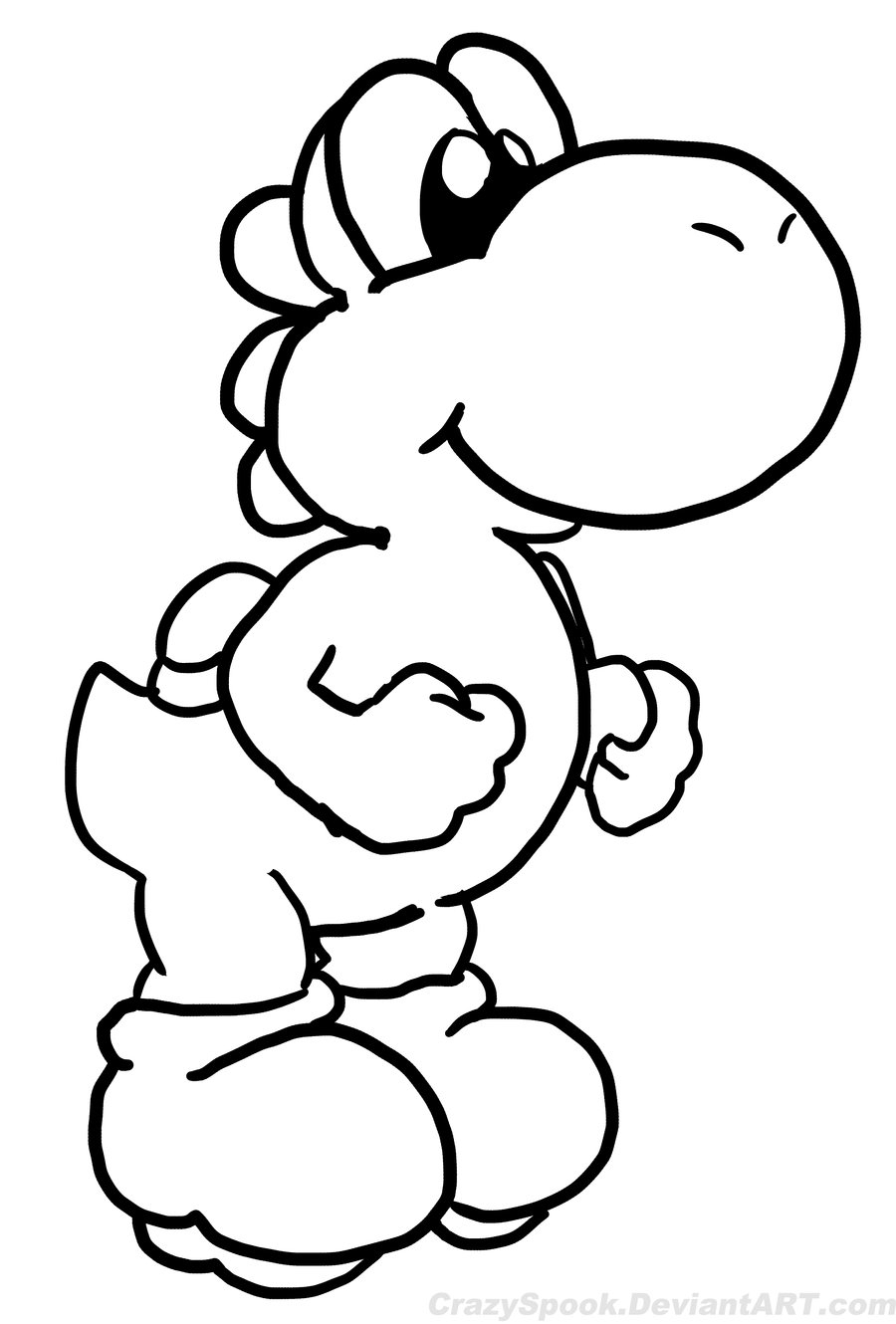 Coloriages À Imprimer : Yoshi, Numéro : 307533 tout Coloriage Yoshi