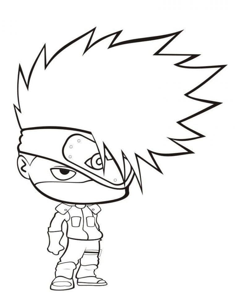 Coloriages Kakashi À Imprimer - Coloriages À Imprimer encequiconcerne Coloriage Kakashi