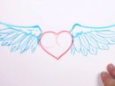 Comment Dessiner Un Cœur Avec Des Ailes ? - Minutefacile concernant Comment Dessiner Un Avion