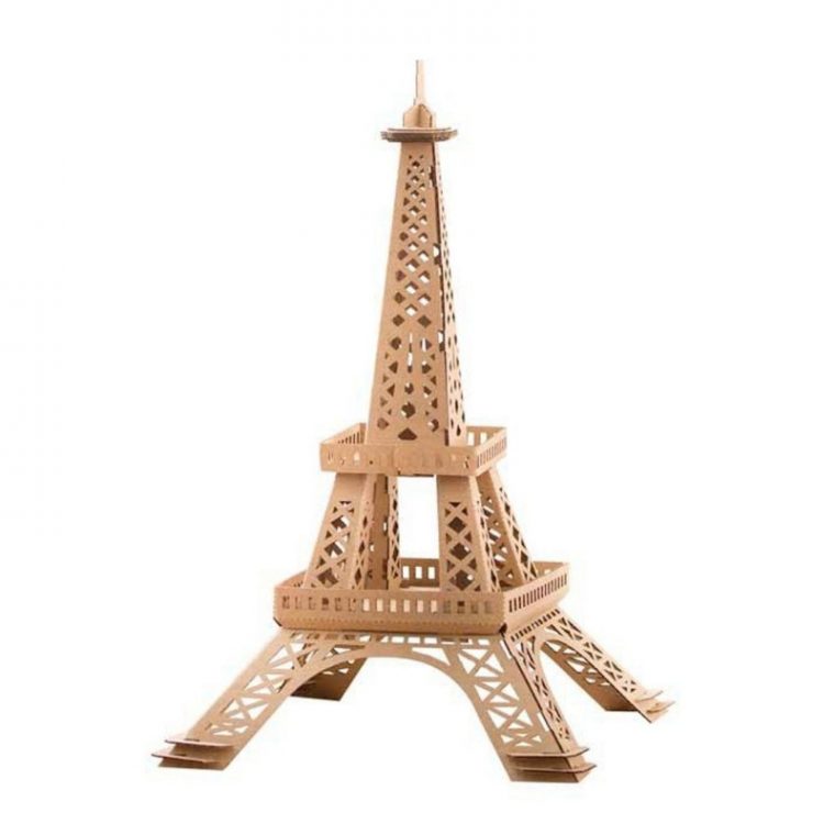 Déco Carton 3D Tour Eiffel pour Tour Eiffel Kapla Facile