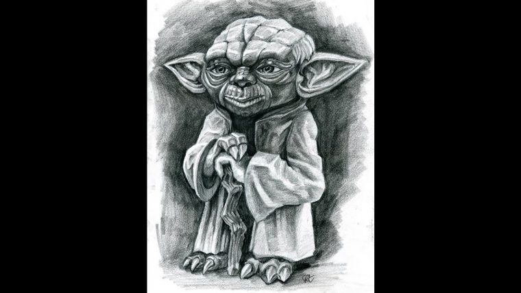 Démo: Dessin Maître Yoda – à Coloriage Maitre Yoda
