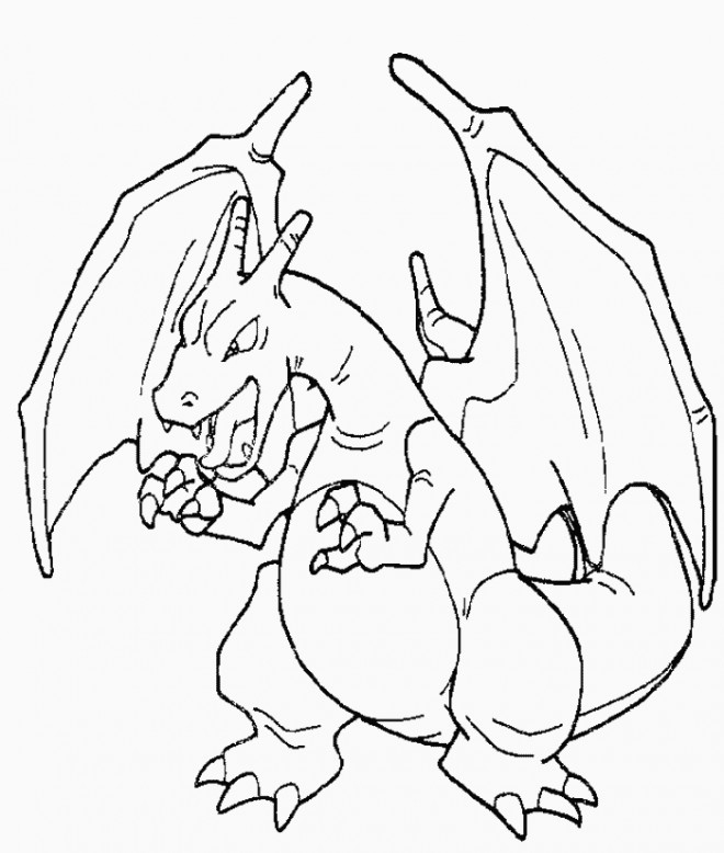 Dessin Pokemon Mega Dracaufeu X encequiconcerne Coloriage Pokemon Dracaufeu