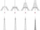 Dessin Tour Eiffel Étape Par Étape #Drawingtips # dedans Comment Dessiner La Tour Eiffel