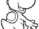 Disegno Yoshi_1: Personaggio Cartone Animato Da Colorare dedans Coloriage De Yoshi