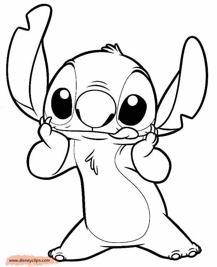 Disney Lilo And Stitch Printable Coloring Pages | Disney serapportantà Coloriage Disney Stitch