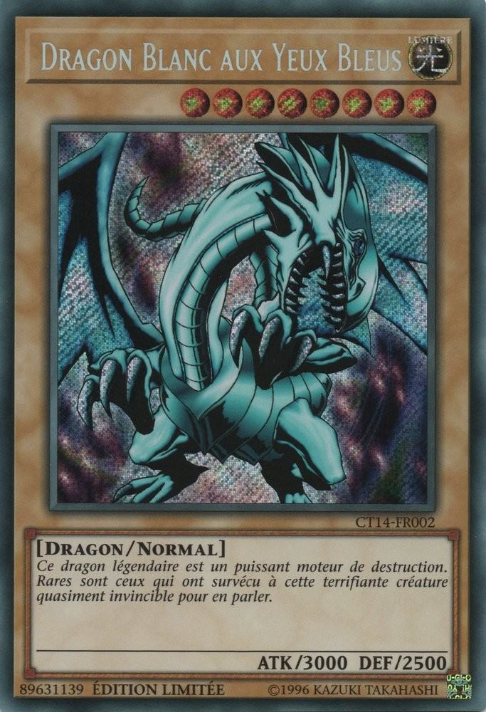 Dragon Blanc Aux Yeux Bleus – Carte Ct14-Fr002 Mega Tins dedans Dragon Blanc Aux Yeux Bleus Dessin