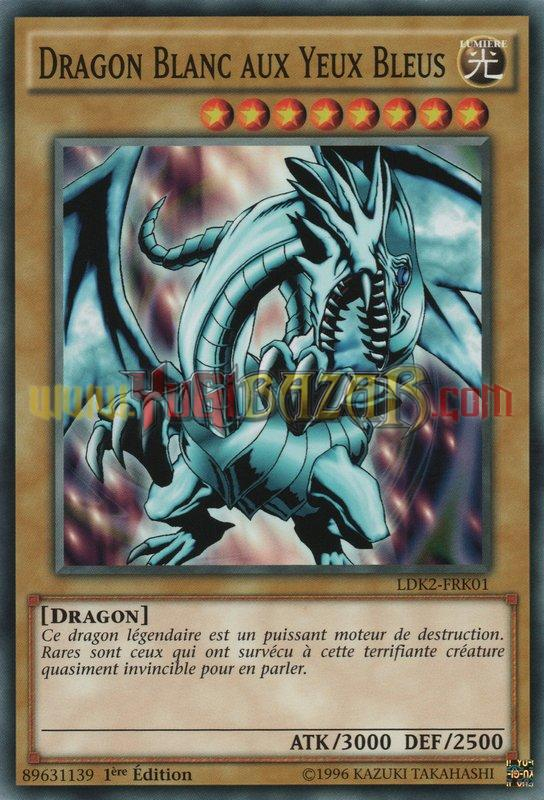 Dragon Blanc Aux Yeux Bleus – Cartes À L'Unité Yu-Gi-Oh! à Dragon Blanc Aux Yeux Bleus Dessin