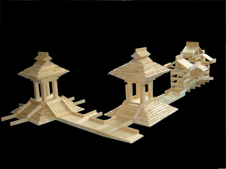 Épinglé Sur Kapla intérieur Modele Chateau Kapla