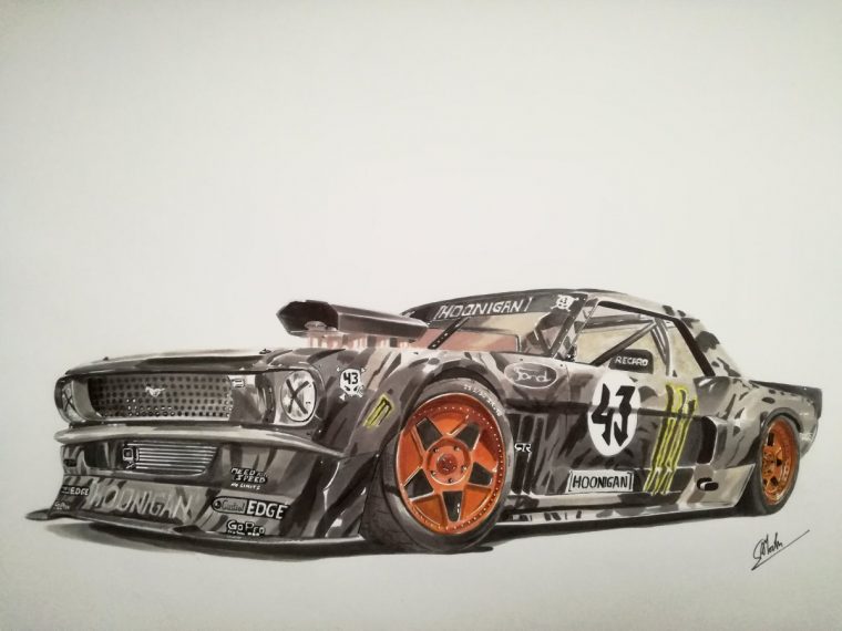 Ford Mustang Car Drawing – Ford Mustang 2019 dedans Dragster Dessin Ford Mustang Car Drawing – Ford Mustang 2019 dedans Dragster Dessin