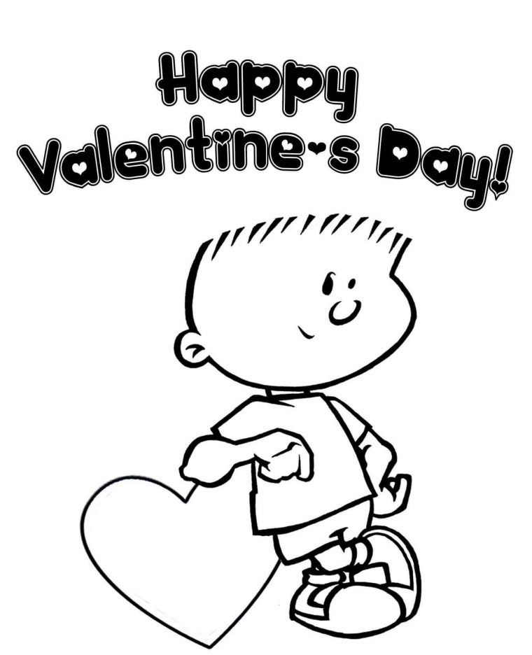 Free Printable Valentine'S Day Coloring Pages à Free Valentines Day Coloring Pages