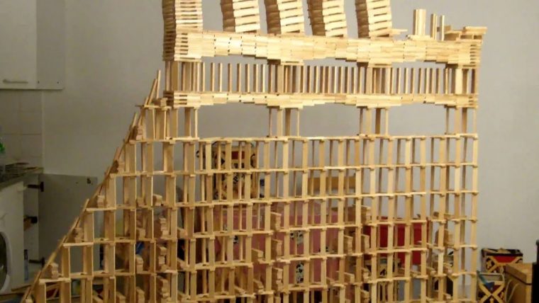 Htk#11 – Mur, Pont Et Tours En Kapla – intérieur Construction Kapla Facile Plan