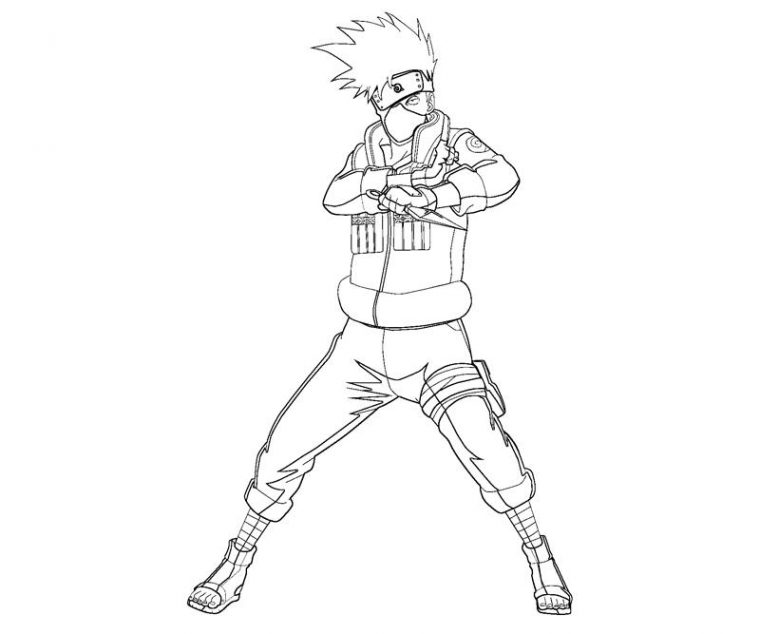 Kakashi Coloring Pages – Coloring Home serapportantà Coloriage Kakashi