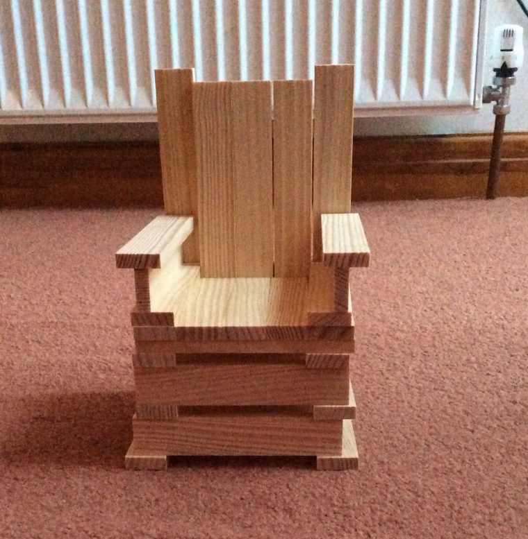 Kapla Bricks Chair That I Made | Bouwplannen, Huizen concernant Modele Construction Kapla Facile