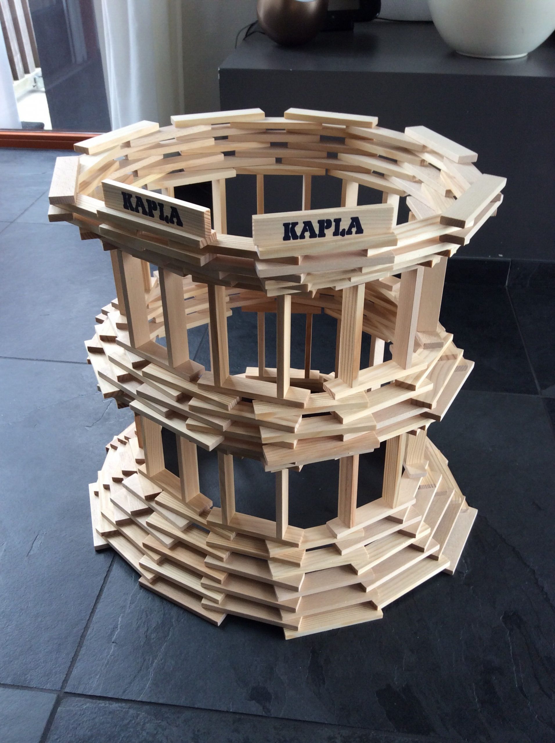 Kapla Inspiration: Stadium, Coliseum, Round Tower | Keva avec Kapla Idee Construction