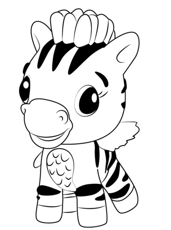 Kids-N-Fun | Coloring Page Hatchimals Zebra pour Encanto Coloring Pages Printable