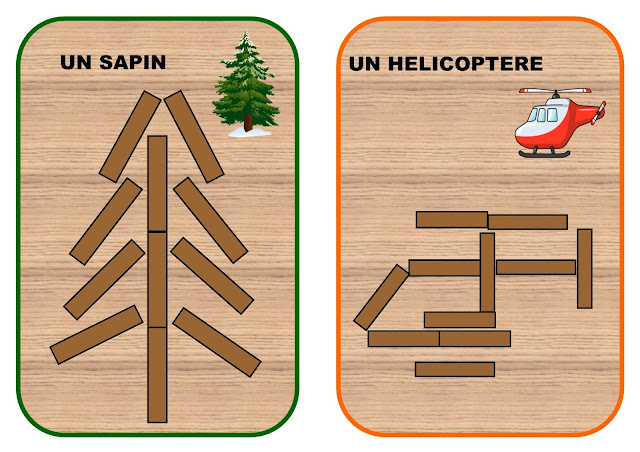 La Classe Du Chat À Lunettes: Ateliers Autonomes intérieur Kapla Modèles