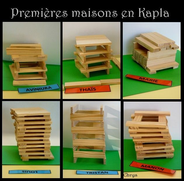 La Maison En Kapla | Kapla, Modele Kapla, Modèle Maison à Kapla Idee Construction