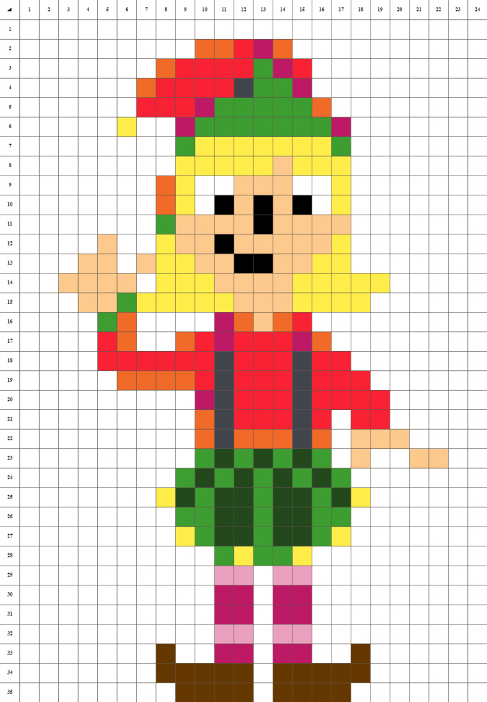 Lutine • Atelier Du Père Noël • Pixel Art intérieur Pixel Art Père Noël