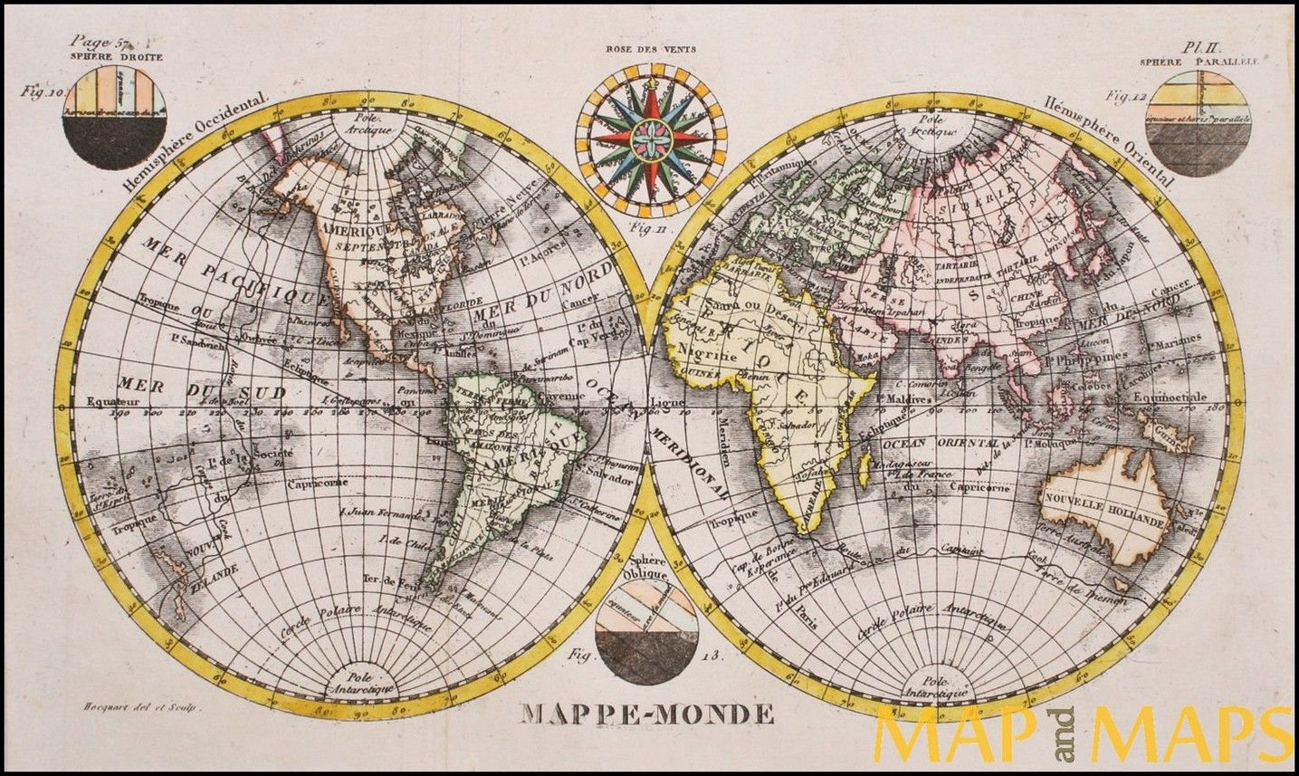 Mappemonde Globe Terrestre Et Cartes tout Mappemonde A Imprimer
