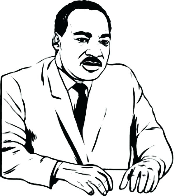 Martin Luther King Jr Coloring Pages Free At Getcolorings destiné Mlk Coloring Pages